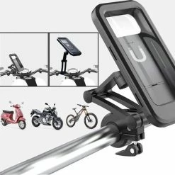 Viatel Telefoonhouder Fiets -Waterdichte Fietshouder Voor Alle Telefoons Van 4 Tot 6.7 Inch Waterproof En Dustproof Bike Mount Holder Fiets Stuur Houder Voor Onder Andere IPHONE 12(met Magneet /Samsung Galaxy -Fietsen-Accessoires Shop 550x545 25