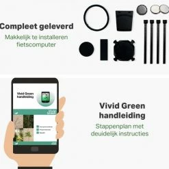 Vivid Green Draadloze Fietscomputer Snelheidsmeter - Mountainbike - Kilometerteller - Fiets Accessoires - Racefiets - Draadloos -Fietsen-Accessoires Shop 550x546 1