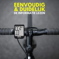 Fietscomputer Draadloos Waterdicht Kilometer En Snelheidsmeter Fiets -DESO Draadloze Fietscomputers Met Extra Groot Scherm -Fietsen-Accessoires Shop 550x546 5