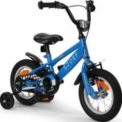 SJOEF Race Jongensfiets 12 Inch - Blauw -Fietsen-Accessoires Shop 550x547