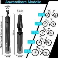 Desmax DesoMax Spatbord Mountainbike Racefiets Set Achterspatbord & Voorspatbord MTB Ass Saver Spatborden Mtb Fiets - Spatbordset -Fietsen-Accessoires Shop 550x549 30