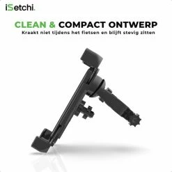 ISetchi Telefoonhouder Fiets Met 360 Graden Rotatie - Stevig & Stabiel - Ook Voor Scooter & Motor Gsm Telefoon Houder Fiets - Anti Shock & Vibratie Ontwerp - Fietshouder Smartphone Mobiel - Zwart -Fietsen-Accessoires Shop 550x550 10