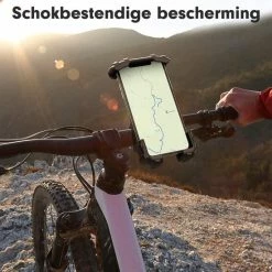 AG 150 Universele Telefoonhouder Fiets - Extreem Sterk - 360 Graden Rotatie - Ook Voor Scooter En Motor - Zwart- Anti Shock & Vibratie Ontwerp - Fietshouder Voor Smartphones - Telefoon - Gsm Houder Fiets - Iphone - Hoogste Kwaliteit -Fietsen-Accessoires Shop 550x550 1013