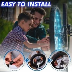 BOTC Wielverlichting Fiets - 20 Holders - Spaakverlichting LED - Lichtsnoer Fietswiel - Fiets Wiel Licht - 20 Leds - 220CM - Roze 18 BOTC Wielverlichting Fiets - 20 Holders - Spaakverlichting LED - Lichtsnoer Fietswiel - Fiets Wiel Licht - 20 Leds - 220CM - Roze -Fietsen-Accessoires Shop 550x550 1046