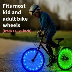BOTC Wielverlichting Fiets - 20 Holders - Spaakverlichting LED - Lichtsnoer Fietswiel - 20 Leds -220CM - Groen -Fietsen-Accessoires Shop 550x550 1063