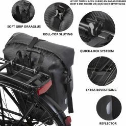 Dutch Mountains Enkele Fietstas | Sterke En 100% Waterdichte Fietstas En Schoudertas In 1 | 24 Liter | Carbon / Zwart 16 Dutch Mountains Enkele Fietstas | Sterke En 100% Waterdichte Fietstas En Schoudertas In 1 | 24 Liter | Carbon / Zwart -Fietsen-Accessoires Shop 550x550 1090