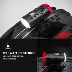 TIKKENS LED Fietsverlichting Helmlamp - Helm - Voorlicht & Achterlicht - USB Oplaadbaar - Zwart - Voor En Achter - Waterdicht - Fietslampjes -Fietsen-Accessoires Shop 550x550 1102