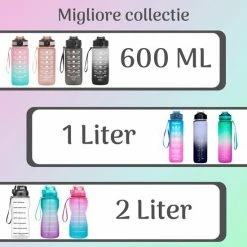 Migliore Bidon 1 Liter - Met Rietje - BPA Vrij - Sport - Ook In 600 Ml En 2 Liter -Fietsen-Accessoires Shop 550x550 1111