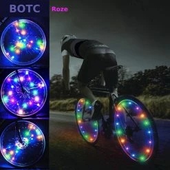 BOTC Wielverlichting Fiets - 20 Holders - Spaakverlichting LED - Lichtsnoer Fietswiel - 20 Leds - 220CM - Kleurrijk -Fietsen-Accessoires Shop 550x550 1121