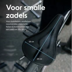 Dyken Zadelhoes Fiets Gel - Zadeldek - Universele Fietszadelhoes - Smalle Zadels - Zwart -Fietsen-Accessoires Shop 550x550 1126