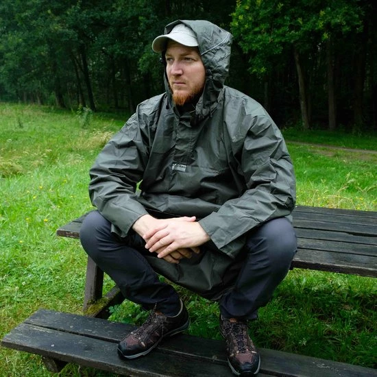 LOWLAND OUTDOOR Wandelponcho - 100% Waterdicht (10.000mm) - Ademend (8.000g/M ) PFAS Vrij! 7 LOWLAND OUTDOOR Wandelponcho - 100% Waterdicht (10.000mm) - Ademend (8.000g/M ) PFAS Vrij! - Afbeelding 7