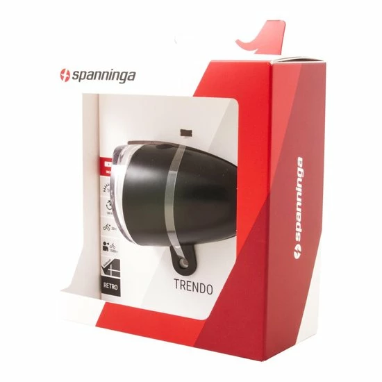 Spanninga Trendo Fiets Koplamp - 10 Lux - Batterij 4 Spanninga Trendo Fiets Koplamp - 10 Lux - Batterij - Afbeelding 4