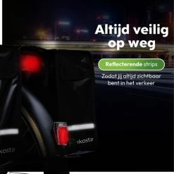 Ekostar Dubbele Fietstas - Waterdicht - 46 L - E-Bikes - Zwart - OOK Voor Elektrische Fietsen 17 Ekostar Dubbele Fietstas - Waterdicht - 46 L - E-Bikes - Zwart - OOK Voor Elektrische Fietsen -Fietsen-Accessoires Shop 550x550 124