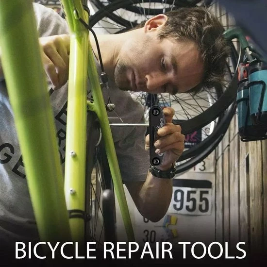 LOUZIR Multitool Fiets Reparatie Toolkit 16-delig - Race Fiets Mountainbike- Vouwgereedschap Fiets- Zakgereedschap 3 LOUZIR Multitool Fiets Reparatie Toolkit 16-delig - Race Fiets Mountainbike- Vouwgereedschap Fiets- Zakgereedschap - Afbeelding 3