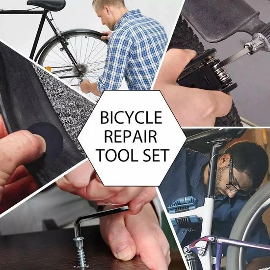 LOUZIR Multitool Fiets Reparatie Toolkit 16-delig - Race Fiets Mountainbike- Vouwgereedschap Fiets- Zakgereedschap 5 LOUZIR Multitool Fiets Reparatie Toolkit 16-delig - Race Fiets Mountainbike- Vouwgereedschap Fiets- Zakgereedschap - Afbeelding 5