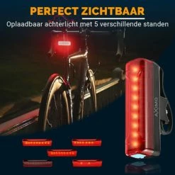 AXIMO Fietsverlichting 500 Lumen - Fietslamp USB Oplaadbaar LED - Voorlicht En Achterlicht - Fietslicht Set -Fietsen-Accessoires Shop 550x550 175