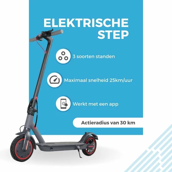 Ampes M365 Pro - Elektrische Step - 10.5Ah Batterij - 30/35KM Bereik - 350W - Opvouwbaar - 30km/h - 8.5" Anti-Lek Banden 2 Ampes M365 Pro - Elektrische Step - 10.5Ah Batterij - 30/35KM Bereik - 350W - Opvouwbaar - 30km/h - 8.5" Anti-Lek Banden - Afbeelding 2