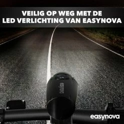 EasyNova LED Fietsverlichting Set Oplaadbaar Via USB - Voorlicht En Achterlicht - Waterbestendig - Complete Fietslamp Set -Fietsen-Accessoires Shop 550x550 200