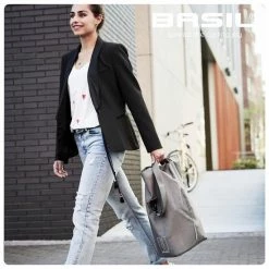 Basil City Fietsshopper - Enkele Fietstas - 16 Liter - Zwart -Fietsen-Accessoires Shop 550x550 230