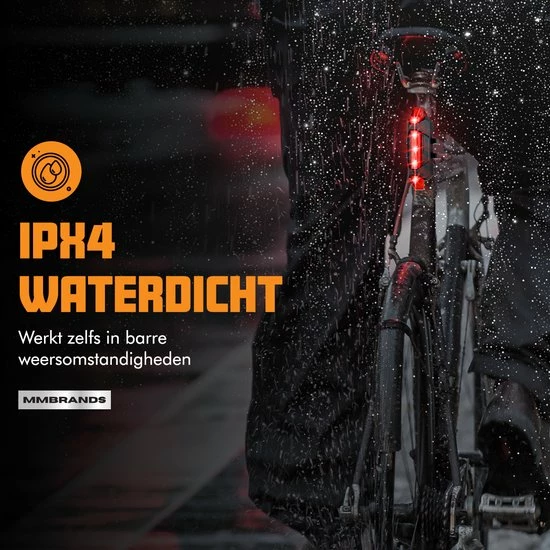 MM Brands Fietslamp - Fietsverlichting - Voorlicht En Achterlicht - USB Oplaadbaar - LED 6 MM Brands Fietslamp - Fietsverlichting - Voorlicht En Achterlicht - USB Oplaadbaar - LED - Afbeelding 6