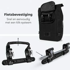 LifeGoods Fietstas - Enkel - 25L - Waterdicht - E-Bikes - Schouderbanden - Zwart 10 LifeGoods Fietstas - Enkel - 25L - Waterdicht - E-Bikes - Schouderbanden - Zwart -Fietsen-Accessoires Shop 550x550 271