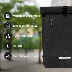 LifeGoods Fietstas - Enkel - 25L - Waterdicht - E-Bikes - Schouderbanden - Zwart 15 LifeGoods Fietstas - Enkel - 25L - Waterdicht - E-Bikes - Schouderbanden - Zwart -Fietsen-Accessoires Shop 550x550 276