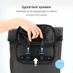 Dyken Fietstas Enkele - Waterdicht - Fietsrugzak - Schoudertas - 25L - Zwart -Fietsen-Accessoires Shop 550x550 281