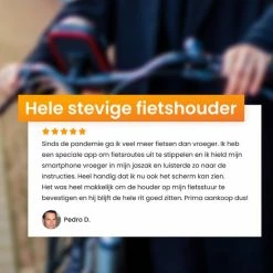 R2B Telefoonhouder Fiets Waterdicht Met 360 Graden Rotatie - Ook Voor Scooter & Motor - Gsm Houder Fiets - Model "Den Haag" - Zwart/Rood - Accessoires -Fietsen-Accessoires Shop 550x550 294