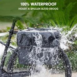 AG Fietstas -dubbele Fietstas - Fietstassen - Electrische Fietsen - Zwart - Dubbel - Waterdicht - 37 Liter -volwassenen - Elektrische Fiets - Reflectoren - 100% Polyster -Fietsen-Accessoires Shop 550x550 313