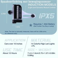 BOTC Spaakverlichting Fiets - 30 Patronen - Spaakverlichting Met Bewegingssensor - LED Fietswiel Spaak Licht -Fietsen-Accessoires Shop 550x550 33