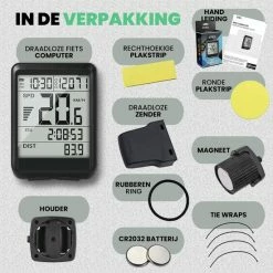 Strex Draadloze Fietscomputer - 17 Functies - Extra Groot Scherm - Draadloze Fiets Computer Draadloos Waterdicht - NL Handleiding 15 Strex Draadloze Fietscomputer - 17 Functies - Extra Groot Scherm - Draadloze Fiets Computer Draadloos Waterdicht - NL Handleiding -Fietsen-Accessoires Shop 550x550 332