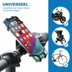 Case2go - Universele Telefoonhouder Fiets - 4 Tot 6.5 Inch - Zwart -Fietsen-Accessoires Shop 550x550 34