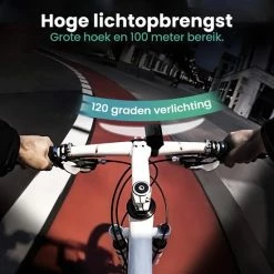 Eagle Electronics Eagle LED Fietsverlichting Set - USB Oplaadbaar Fietslicht - Waterdicht -Fietsen-Accessoires Shop 550x550 345