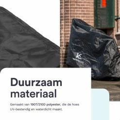 Vento Fresco Fietshoes Voor 1/2 Fietsen Waterdicht - Fietsbeschermhoes Elektrische Fiets XL - Universeel - Zwart Met Opbergzak - 200x110x70 Cm -Fietsen-Accessoires Shop 550x550 354