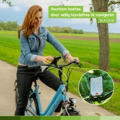 Naido Universele Telefoonhouder Fiets - Ook Voor Motor - GSM Houder - Fietshouder - Zwart -Fietsen-Accessoires Shop 550x550 367