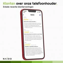 Naido Universele Telefoonhouder Fiets - Ook Voor Motor - GSM Houder - Fietshouder - Zwart -Fietsen-Accessoires Shop 550x550 370