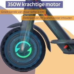 Kick&Move - Elektrische Step - E Scooter - Anti Lek Banden - 32 Km/u - App - LED Verlichting - Cruise Control - Schokbestendige Wielen - Anti Diefstal Optie -Fietsen-Accessoires Shop 550x550 39