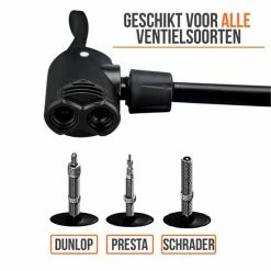 Strex Fietspomp - Drukmeter - 11 Bar Bal Pomp - Oranje -Fietsen-Accessoires Shop 550x550 398