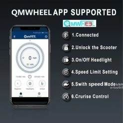 Kick&Move - Elektrische Step - E Scooter - Anti Lek Banden - 32 Km/u - App - LED Verlichting - Cruise Control - Schokbestendige Wielen - Anti Diefstal Optie -Fietsen-Accessoires Shop 550x550 44