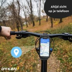 Dyken Frametas Fiets - Waterdichte Telefoonhouder - Fietstas Frame - Zwart -Fietsen-Accessoires Shop 550x550 462