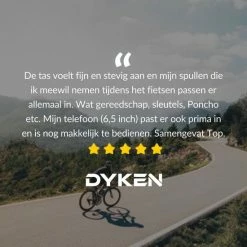 Dyken Frametas Fiets - Waterdichte Telefoonhouder - Fietstas Frame - Zwart -Fietsen-Accessoires Shop 550x550 465