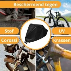Coverz Fietshoes Voor 1 Fiets Waterdicht - Inclusief Gat Voor Slot - Beschermhoes - Cover - 190x65x98 Cm -Fietsen-Accessoires Shop 550x550 468