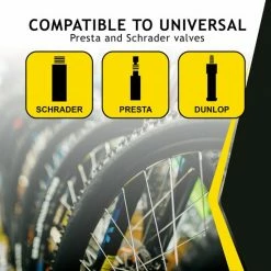 Dunlop Staande Fietspomp Pro Uitvoering - Analoge Drukmeter - Dubbele Ventielkop - Zwart -Fietsen-Accessoires Shop 550x550 49