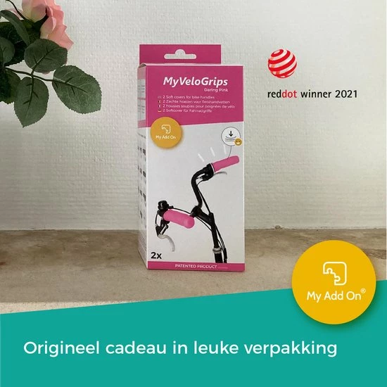 MyAddOn MyVeloGrips Ergonomische Handvatovertrek Voor Fietsgrepen Van Silicone Tegen Slapende Handen Tijdens Het Fietsen, Handvatovertrek Voor Alle Fietsengrepen, Handvathoes 2st. Geel 21x6,5x9cm 5 MyAddOn MyVeloGrips Ergonomische Handvatovertrek Voor Fietsgrepen Van Silicone Tegen Slapende Handen Tijdens Het Fietsen, Handvatovertrek Voor Alle Fietsengrepen, Handvathoes 2st. Geel 21x6,5x9cm - Afbeelding 5