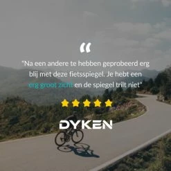 Dyken Fietsspiegel Links - Achteruitkijkspiegel Op Stuur - Fietsspiegel Ebike - Fiets Spiegel -Fietsen-Accessoires Shop 550x550 543