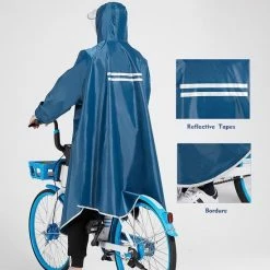 Fuegobird - Poncho Regenponcho - Fiets Wandel Motor - Outdoor Poncho - Kwaliteit Poncho - One Size - Unisex Cyan -Fietsen-Accessoires Shop 550x550 561