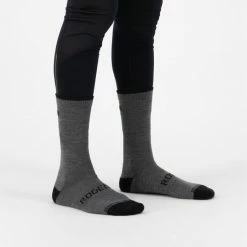 Rogelli Wintersok Merino Wool 2-pack - Grijs & Zwart - Maat 40-43 -Fietsen-Accessoires Shop 550x550 581