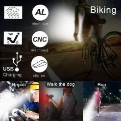BOTC Fietsverlichting USB Oplaadbaar - Oplaadbare USB Led Fietslamp - Voorlicht & Achterlicht - Waterdicht -Fietsen-Accessoires Shop 550x550 61