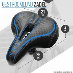 Strex Fietszadel - Unisex - Extra Comfortabel - Ventilerend - Incl. Zadelhoes -Fietsen-Accessoires Shop 550x550 669