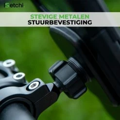ISetchi Telefoonhouder Fiets Waterdicht L (5.5 Tot 7 Inch) - 360 Graden Rotatie - Ook Voor Scooter & Motor - Gsm Houder Fiets - Waterdicht IP67 Level - Zwart -Fietsen-Accessoires Shop 550x550 67